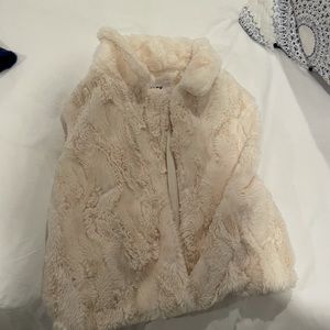 White Fur Vest